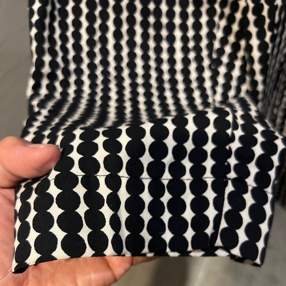 Marimekko black and beige polka dot pantsuit size Small - Picture 11 of 12